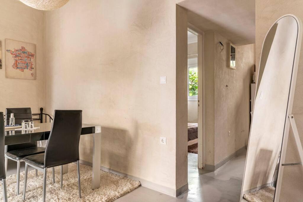 Cute Full Apt W/Backyard In Paleo Faliro Athene Buitenkant foto
