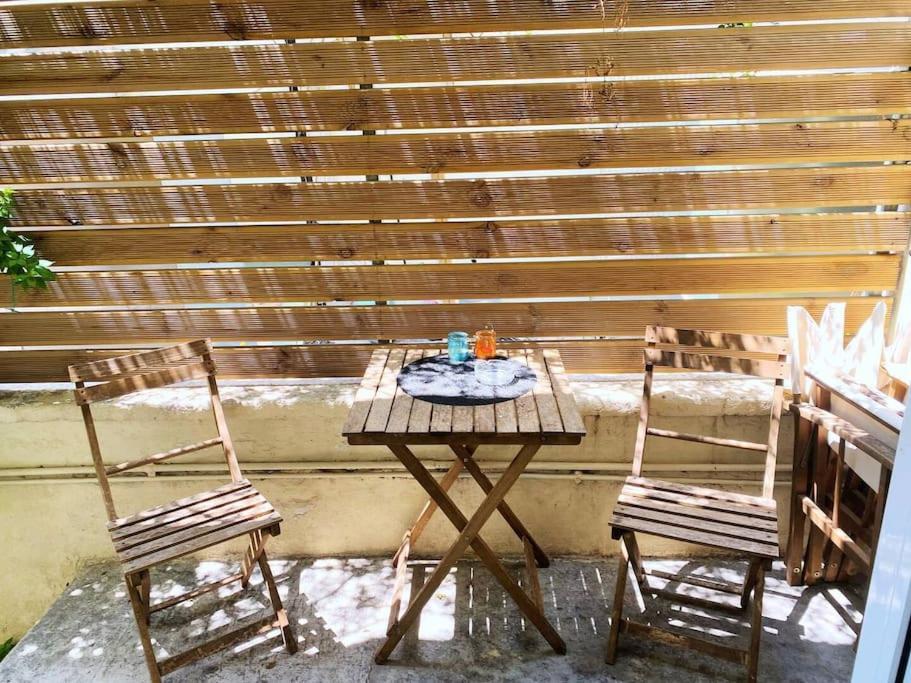 Cute Full Apt W/Backyard In Paleo Faliro Athene Buitenkant foto