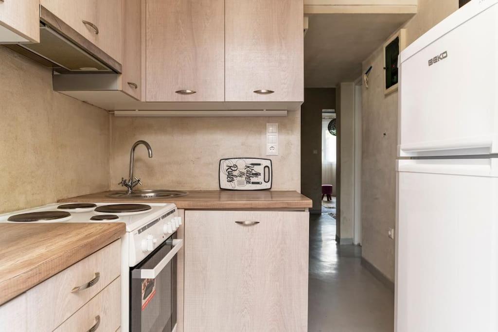 Cute Full Apt W/Backyard In Paleo Faliro Athene Buitenkant foto